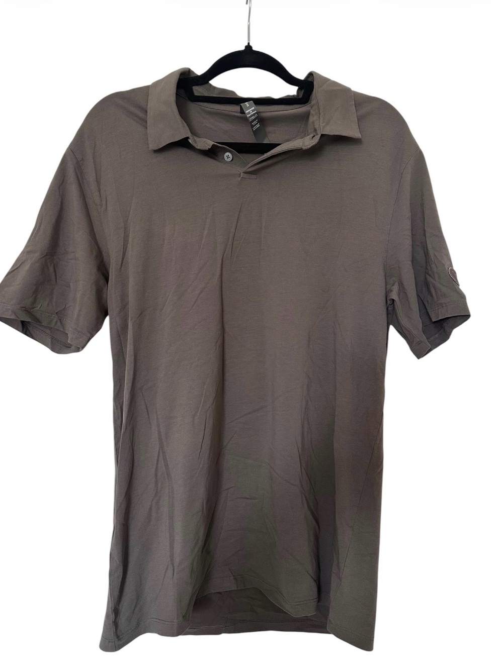 VUORI Men's Brown Short Sleeve Polo Shirt
